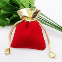 High Quality 100pcs Drawstring Velvet Jewelry Gift Package Bags & Pouches Phnom Penh Gold Bead Display Packaging Gift Bags