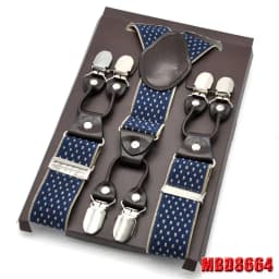 Man's Suspenders Casual Straps Y-Back Shape Men's Trousers Suspensorio Elastic Clips-On Ceinture Suspendue 3.5*120cm