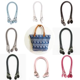 2pcs/lot 50cm Genuine Leather Bag Strap DIY Handmade Handles for Crossbody Replacement Shoulder Handbag Wallet Handle