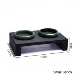 Jewelry Retail Store Black PU Ring Earring Stand Holder Bust Bangle Organzier Set Jewelry Pendant Necklace Chain Chokers Display