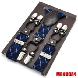 Man's Suspenders Casual Straps Y-Back Shape Men's Trousers Suspensorio Elastic Clips-On Ceinture Suspendue 3.5*120cm