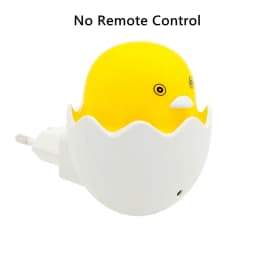 ANBLUB Yellow Duck LED Night Light Control Sensor LED Wall Lamp Remote Control for Home Bedroom Baby Children Kids Gift EU Plug