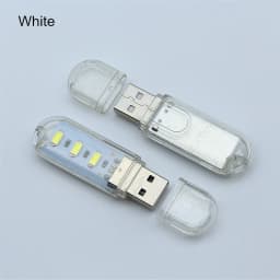 Portable USB LED Night Light 3LEDs Keychain 5V Desk Reading Lamp Camping Book USB Gadget for Notebook Computer PC Power Bank