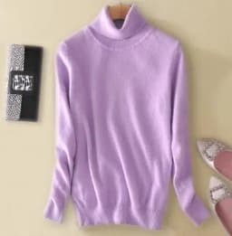 Cashmere Pullover Turtleneck Sweater Women 2026 Autumn Winter Clothes Female Jumper Pull Femme Hiver Basic Warm Knitted Sweaters