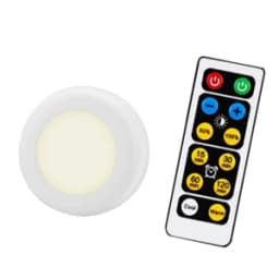 1-6pcs LED Under Cabinet Light 3 Colors Dimmable Night Light with Remote Control Battery Powered Bedroom Lamp Wardrobe Lights