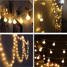 Globe Ball Battery Led String Light 1M/2M/3M/4M/5M/10M/20M Christmas Holiday Wedding Party Garland Decoration Fairy Lamp