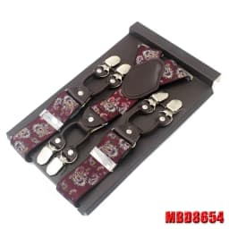 Man's Suspenders Casual Straps Y-Back Shape Men's Trousers Suspensorio Elastic Clips-On Ceinture Suspendue 3.5*120cm