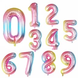 30 40 Inch Birthday Number Balloons Big Rose Gold Silver Figure Foil Balloon Wedding Baby Birthday Party Decoration Kid Globos