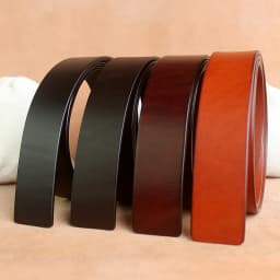 No Buckle 3.3 cm and 3. 8cm Belts for Mens High Quality Pin Buckle Male Strap Genuine Leather Waistband Ceinture Homme