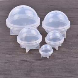 5 Sizes Silicone Round Ball Silicone Mold Resin Pendant Mold For Epoxy Resin 3D Jewelry Making DIY Crafts