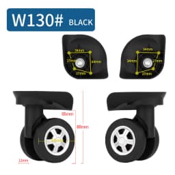 Luggage Replacement Wheels Suitcase on Wheels Replacement 14-30 Inch Luggage Accessories Silent Wheels for A  Luggage Casters
