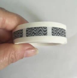 All Size Zebra SCRATCH OFF STICKER LABEL 1000pcs Pattern Tape In Rolls