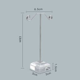 Wholesale Black Clear Acrylic Stud Earring Jewelry Display Rack Stand Organizer Bouches Ornament Holder Hook Hanger Counter Case