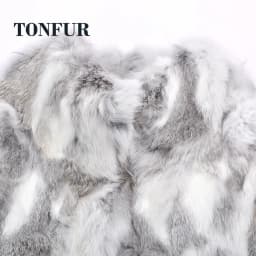 New Arrival Standard Collar Vintage Customize Real Whole Rabbit Fur Coat For Women Female M-5XL Mandarin Collar Jacket WSR257