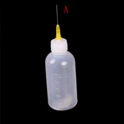 50ML New Plastic Dispensing Bottle with Syringe Needle Multifunction Glue Alcohol Paint Bottle DIY Model Making
