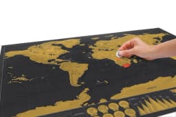 Gift Personalized Foil Layer Coating Free Shipping Portable Travel Scratch off World Maps Poster Traveler Vacation Log