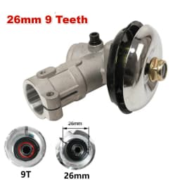 26mm/28mm Trimmer Gearbox Gearhead Brushcutter Grass Trimmer Replace Gear Head Lawn Mower Parts Gardening Tool 7 9 Teeth