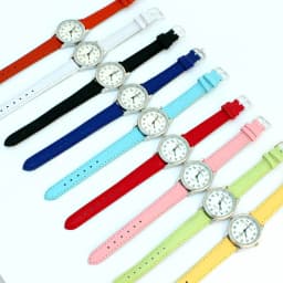 Chaoyada Child Watches Girl Leather Strap Learn Time Kids Watch Students Quartz Wristwatch Casual Fashion Children's Gifts