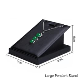Jewelry Retail Store Black PU Ring Earring Stand Holder Bust Bangle Organzier Set Jewelry Pendant Necklace Chain Chokers Display