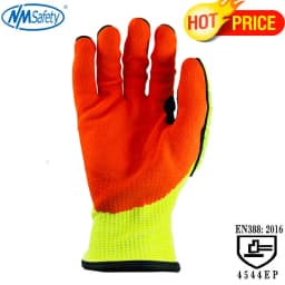 NMSafety 100% High Quality Anti Vibration New Mechanic Gloves Cut-Resistant Safety Hand Work Gloves