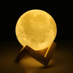 Original Rechargeable 3D Lights Print Moon Lamp Touch Switch Moon Light Bedroom Desk Lamp Led Night Light 3d Lamp Creative Gift