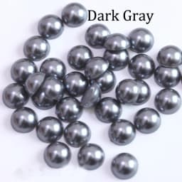 2/3/4/5/6/8/10/12/14mm Imitation Pearl ABS Plastic Half Round Loose Bead for DIY Jewelry Making Accessories Nail Art Crafts