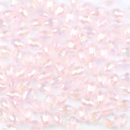 WLYeeS 4*6mm Austrian Mix Color Oval Glass Beads Small Loose Faceted Space Crystal Rice Beads for Jewelry Making DIY Accessories
