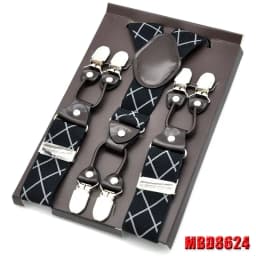 Man's Suspenders Casual Straps Y-Back Shape Men's Trousers Suspensorio Elastic Clips-On Ceinture Suspendue 3.5*120cm