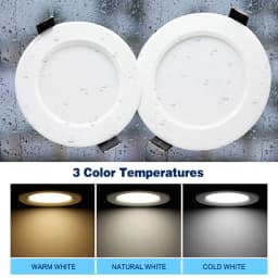 10 pcs Dimmable Waterproof LED Downlight AC220V 230V 5W 7W 9W 12W 15W 18W LED Indoor Lamp Recessed LED Spot Light For Bathroom