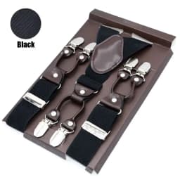 Man's Suspenders Casual Straps Y-Back Shape Men's Trousers Suspensorio Elastic Clips-On Ceinture Suspendue 3.5*120cm