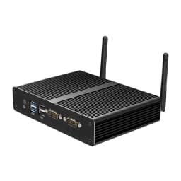 BEBEPC Industrial Fanless Mini PC Celeron 2955U Core Windows 10 Dual LAN 2 RS232 2 LAN DDR3L VGA WIFI USB Mini Computer Desktop