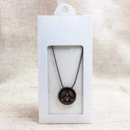 50PCS Multi Color Paper Jewelry Package & Display Box Window Hanger Packing Box with Clear PVC Window for Necklace/Earring