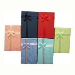 32Pcs Paper Gift Boxes for Jewelry Packaging 5*8*2.5cm Ring Earrings Necklace Holder Display New Year Wedding Favors Gift Pouch