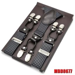 Man's Suspenders Casual Straps Y-Back Shape Men's Trousers Suspensorio Elastic Clips-On Ceinture Suspendue 3.5*120cm