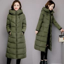 2026 Women's Winter Coats Long Section Warm Down Basic Jacket Coat Fashion Slim Outwear Female Korean Large Size Jackets M-6XL
