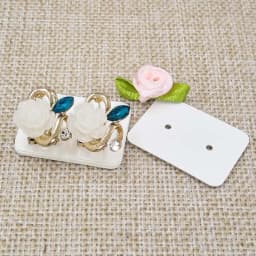 100PCS 3.5*2.5cm Multi Color Paper Cute Stud Earring HangTag Card Jewelry Display Packing Card
