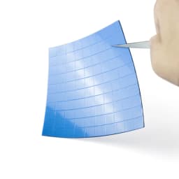 100 Pcs Blue Conductive Silicone Gelid Thermal Pad 100*100*0.5mm 100*100*1mm Heatsink Cooling Thermopad Thermal Pads for CPU GPU