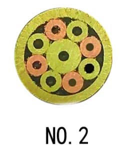 5mm Mosaic Pin Rivets for Knife Handle Screw Brass Mosaics Rivets Nail Steel Tube More Design Exquisite Style Length 9cm