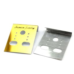 ZEROUP 50pcs Plastic Earring Ear Studs Hooks Packaging Display Tag Cards Supplies for Jewelry 29x38mm
