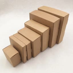 20pcs Brown Kraft Paper Aircraft Gift Boxes Blank Handmade Soap Packing Box,Paper Candy Wedding Party Gift Packaging Boxes