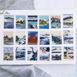 45 Pcs Ukiyo-E Period Japanese Creative Decorative Stationery Stickers for Scrapbooking DIY Diary Album Stick Labels