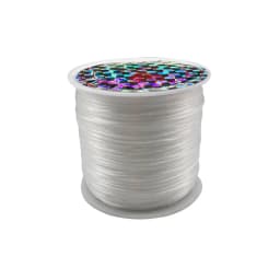 50M/Roll 0.8-1mm Color Flexible Elastic Crystal Line Rope Cord For Jewelry Making Beading Bracelet Wire Fishing Thread Rope