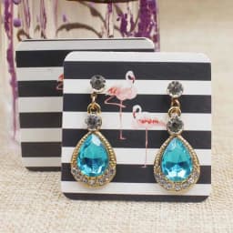100pcs DIY Blank Stud/Drop Earring Packing Card White/Kraft/Black Cardboard Small Cute Earring Products Package Card 5*5cm