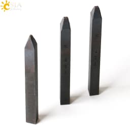 CSJA 10K 9K ct PT 375 333 900 950 S925 916 Straight Metal Steel Tool Stamp Punch Mold for Mark Jewelry Flat Surface E396