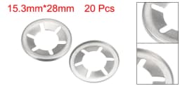 Uxcell 20pcs/lot M5/6/8/12/14/16 Internal Tooth Star Locking Washer 304 Stainless Steel Lock Washers Push On Locking Speed Clip