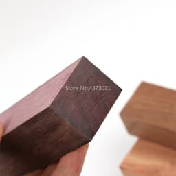 DIY Knife handle material 10 kinds Wood material For DIY Wooden handicraft material 120x40x30mm