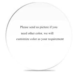 Chashma Brand Myopia and Reading 1.61 Index M 8 Clear Lens Eyes Optical Glasses Custom Make Prescription Colored Lenses
