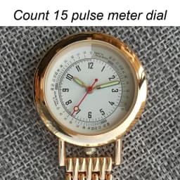 Personalized Your Name LOGO Engraved Pin Brooch Count Pluse Meter Dial Luminous Hand Doctor Clock Fob Nurse Pocket Watch