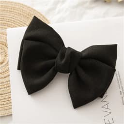 Vintage Linen Barrettes 2 Level Big Large Bow Hair Clip Korean Spring Ponytail Clip Hairgrips For Women Fashion Hair Accessories