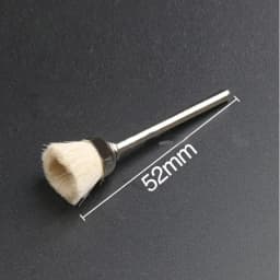 10pcs Jewelry Cleaning Tool Kit 2.35MM Shank Soft Bristle Wheel Brass Cup Brush For Grinder Rotary Tool